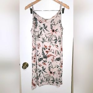 Floral Print Adjustable Straps Sleeveless Cami Dress Super Soft Midi Casual Wear